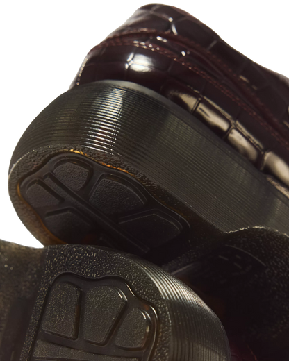 Dr.  Martens Buzz 5 Eye Croc Embossed Leather Shoes