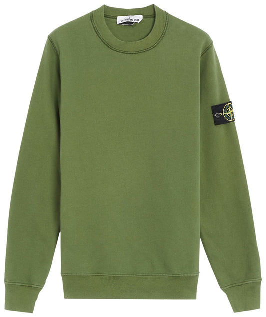 Stone Island Khaki Green Sweatshirt