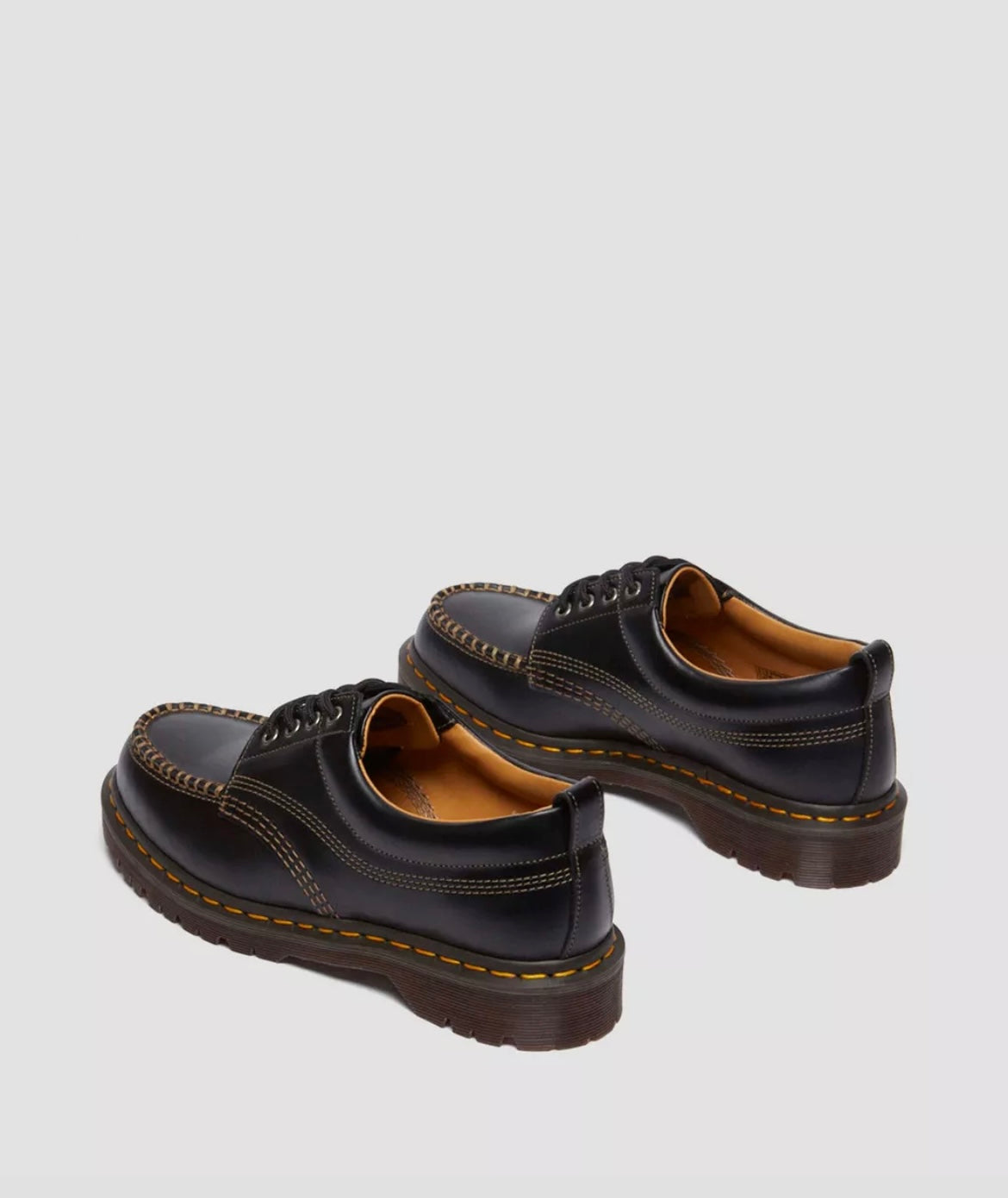 Dr. Martens Lowell Black Analine Moc Toe Shoe