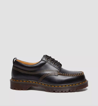 Dr. Martens Lowell Black Analine Moc Toe Shoe
