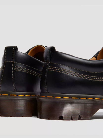 Dr. Martens Lowell Black Analine Moc Toe Shoe