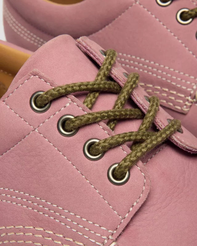 Dr. Martens Lowell Nubuck Moc Toe Shoe in Dusty Rose