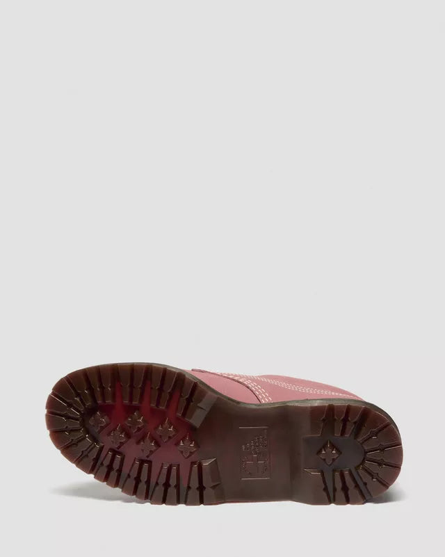 Dr. Martens Lowell Nubuck Moc Toe Shoe in Dusty Rose