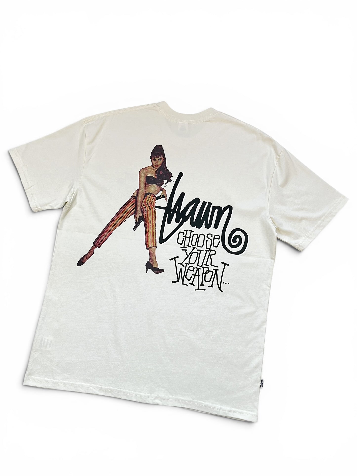 S Double Choose Your Weapon T-Shirt White