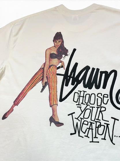 S Double Choose Your Weapon T-Shirt White