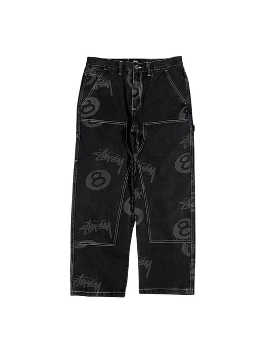 Stüssy Big Ol’ Jeans Black Double Knee