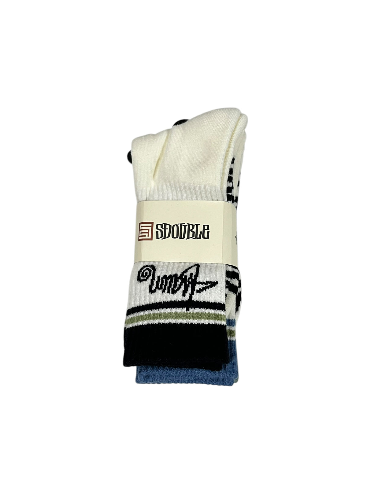 Double Stack Socks S Double White Socks 3 Pack – Good as Gold Store