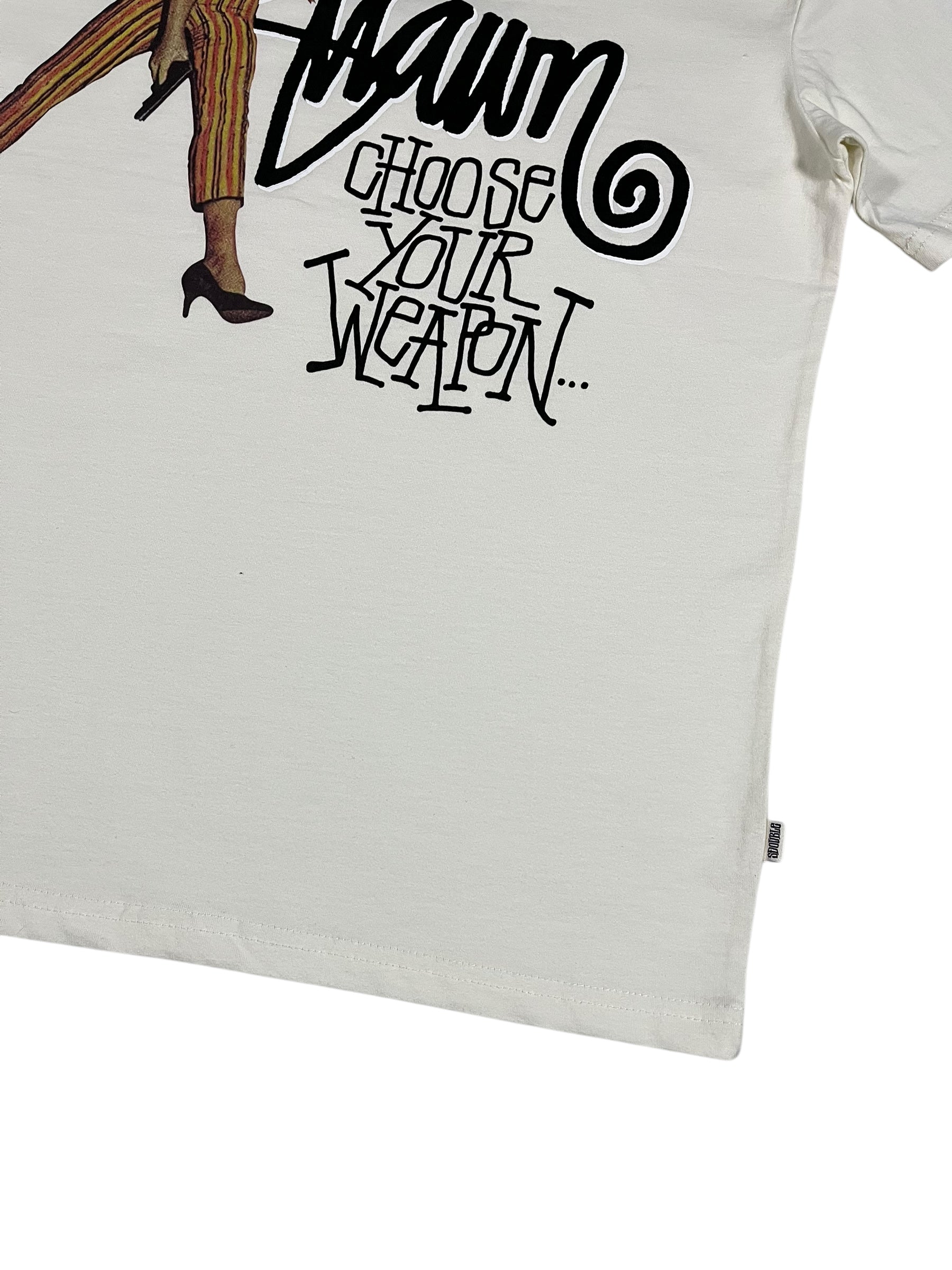 Stab & Wound Psych Men's Both Ways T-Shirt White, White, 3XL Stab & Wound Psych Men's Both Ways T-Shirt White, White, 3XL