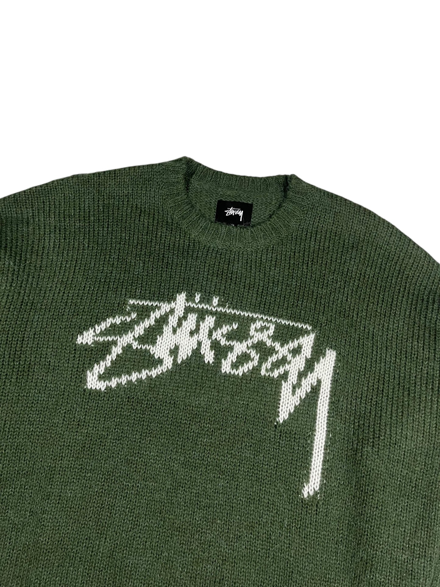 Stüssy Oversized Knitted Sweatshirt