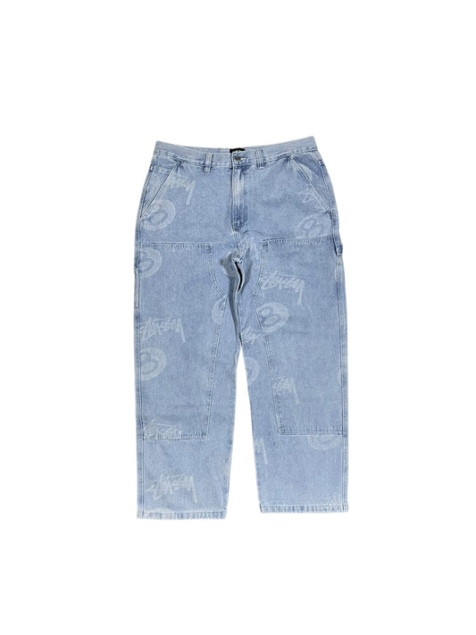 Stüssy Big Ol’ Jeans Blue Double Knee