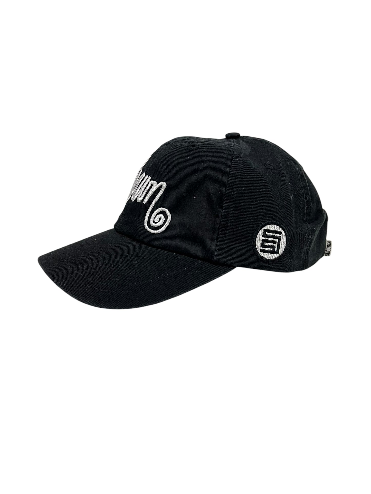 S Double Shawn Script Hat Black