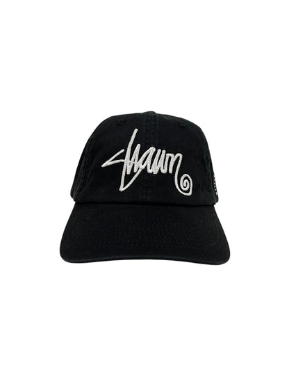 S Double Shawn Script Hat Black