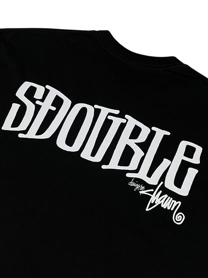S Double "Design By" T-shirt Black