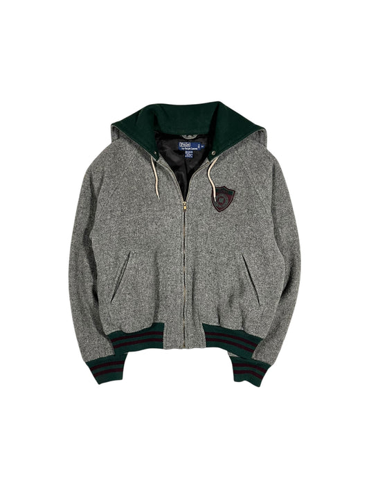 Ralph Lauren Wool Hooded Bomber Jacket (Medium)