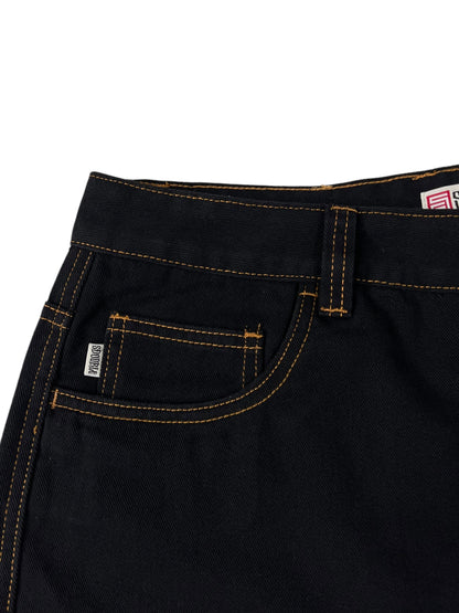 S Double Print Denim Shorts