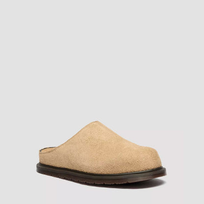 San Hairy Suede Mules - Savannah Tan