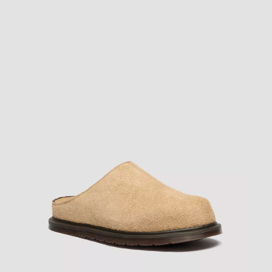 San Hairy Suede Mules - Savannah Tan