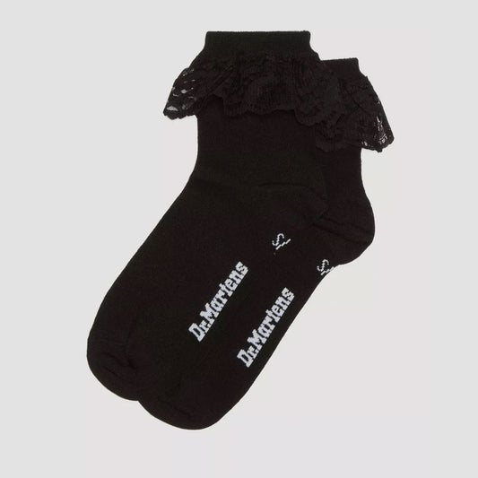 Frill Organic Cotton Socks Black