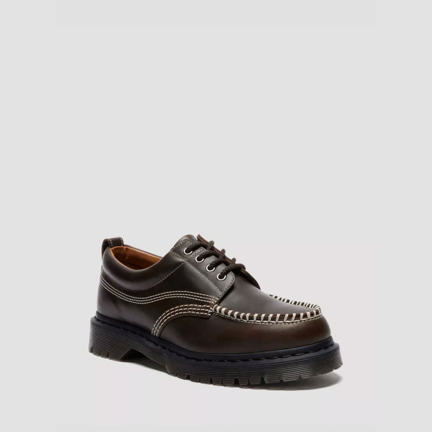Dr. Martens Lowell Olive Orleans Moc Toe Shoe
