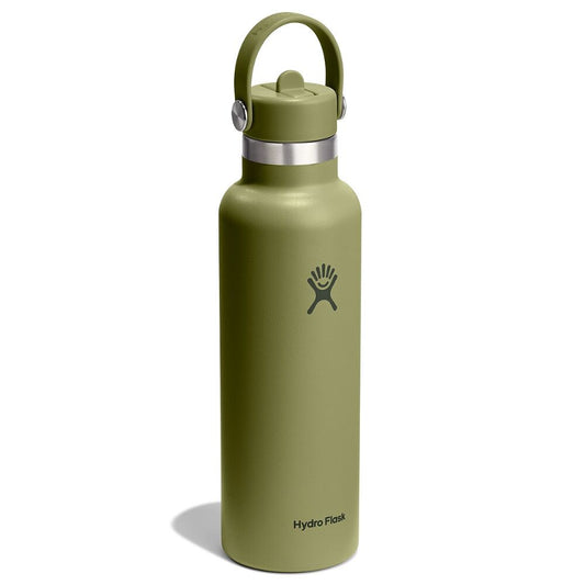 21 OZ STANDARD FLEX STRAW CAP PALMER GREEN