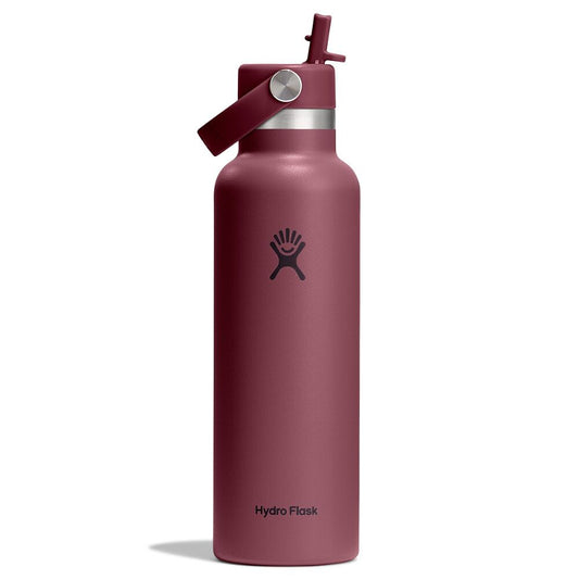 21 OZ STANDARD FLEX STRAW CAP BURGUNDY