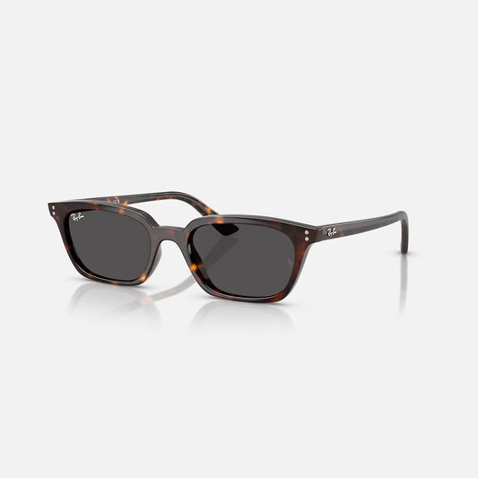 Ray-Ban Zaya Bio-Based Sunglasses - Polished Havana/Dark Grey