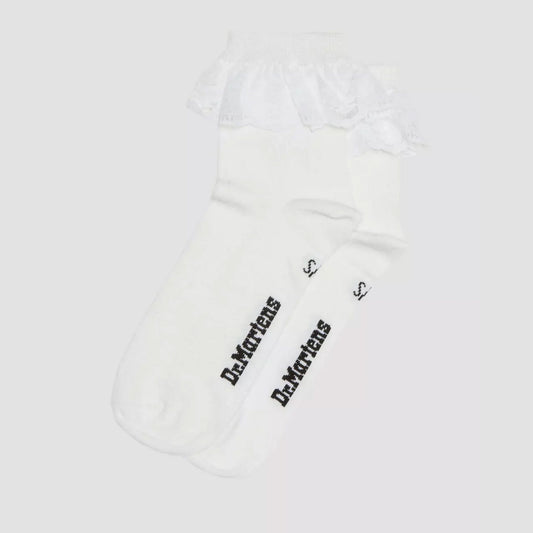 Frill Organic Cotton Socks White